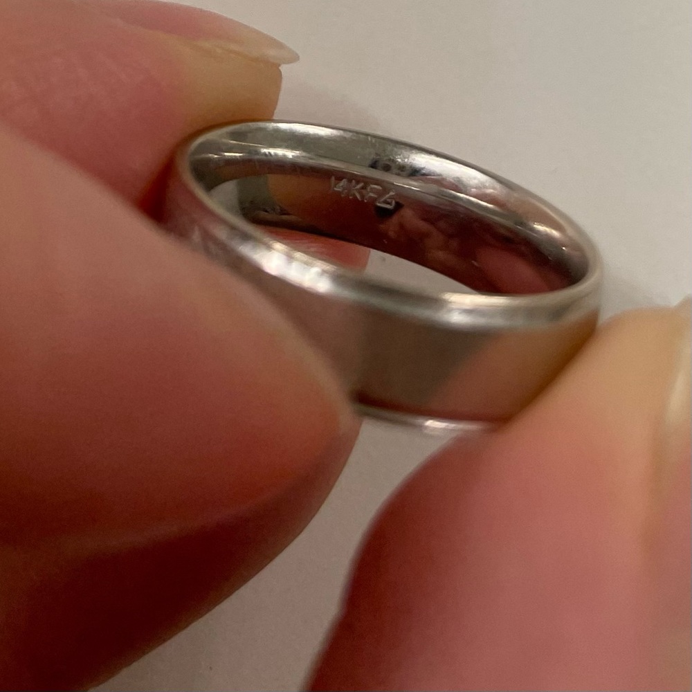 FREDERICK GOLDMAN 6mm 14k gold band size 7 - Picture 2 of 4